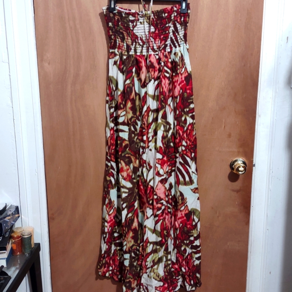 🧡Hi-low StraplessvMaxi Dress🧡